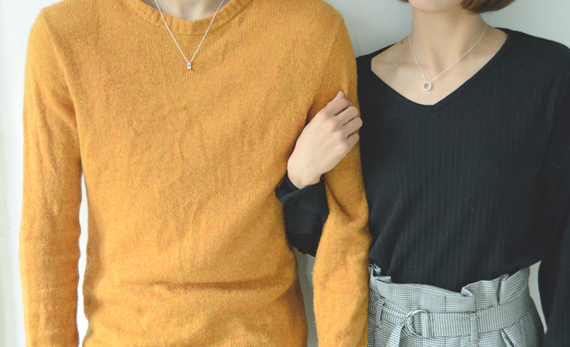 �Ԃ�������̃y�A�l�b�N���X�����摜