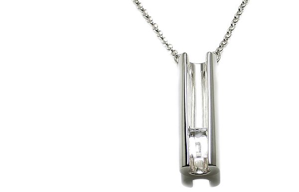 水晶ロッククリスタル3ペンダントネックレス（ユニセックス）のメイン画像